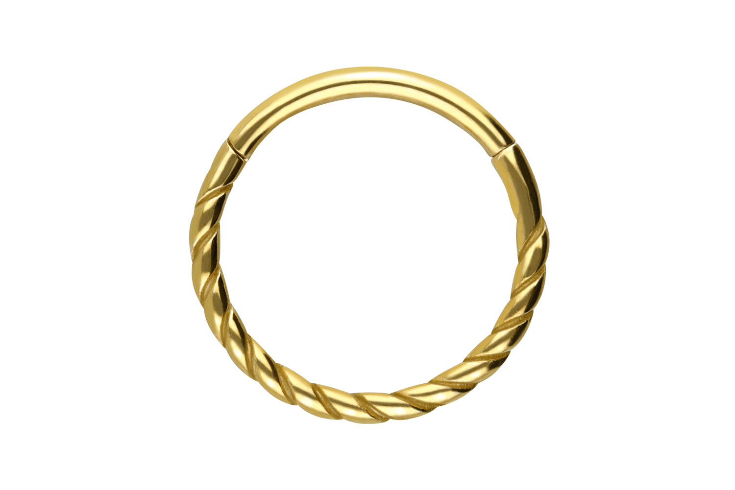 Chirurgenstahl Segmentring Clicker Piercing GEDREHT